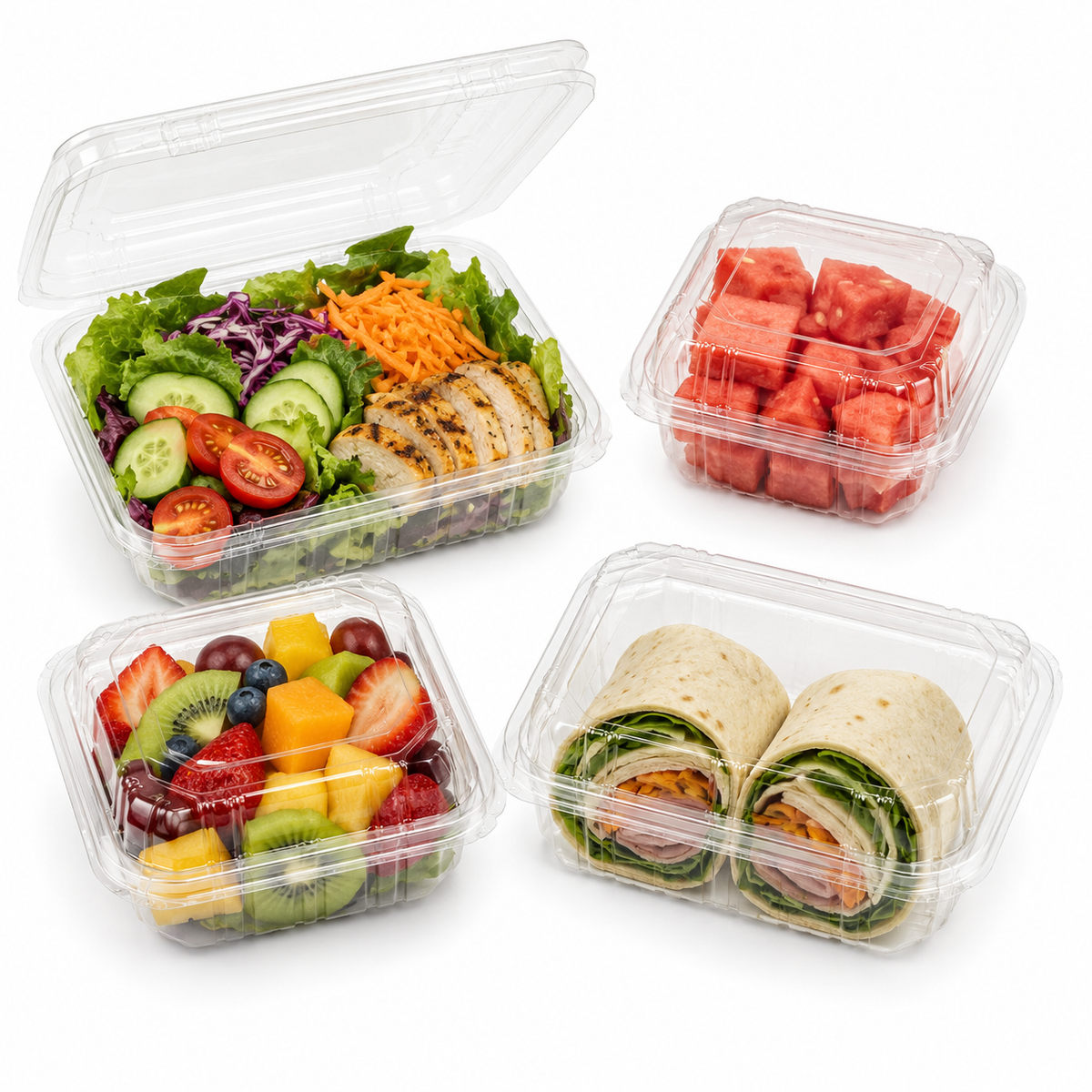 Clear Clamshell Container
