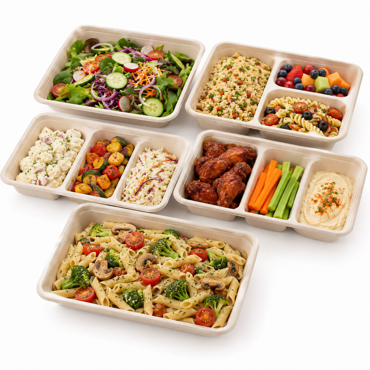 Fiber Catering Trays