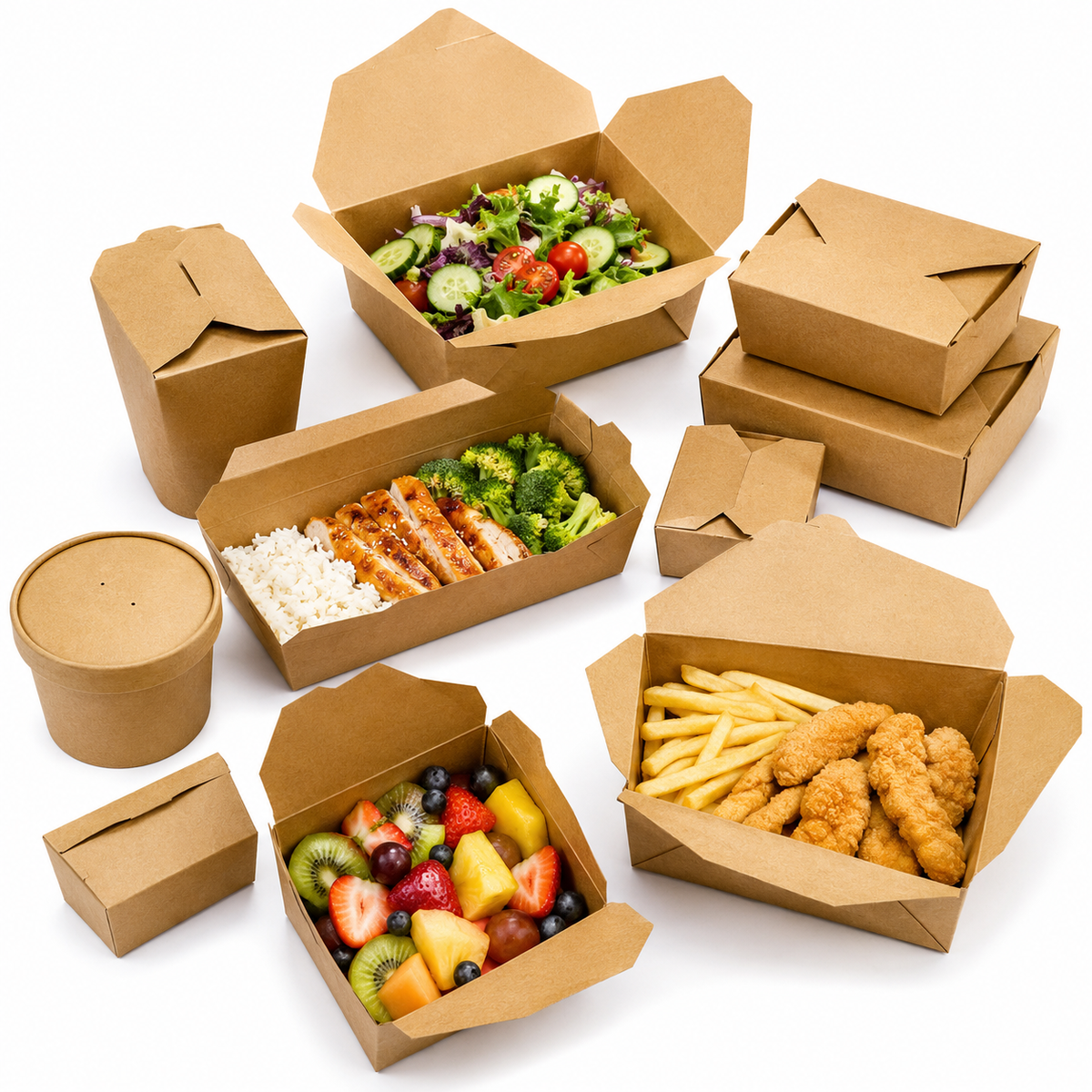 Paper To-Go Boxes