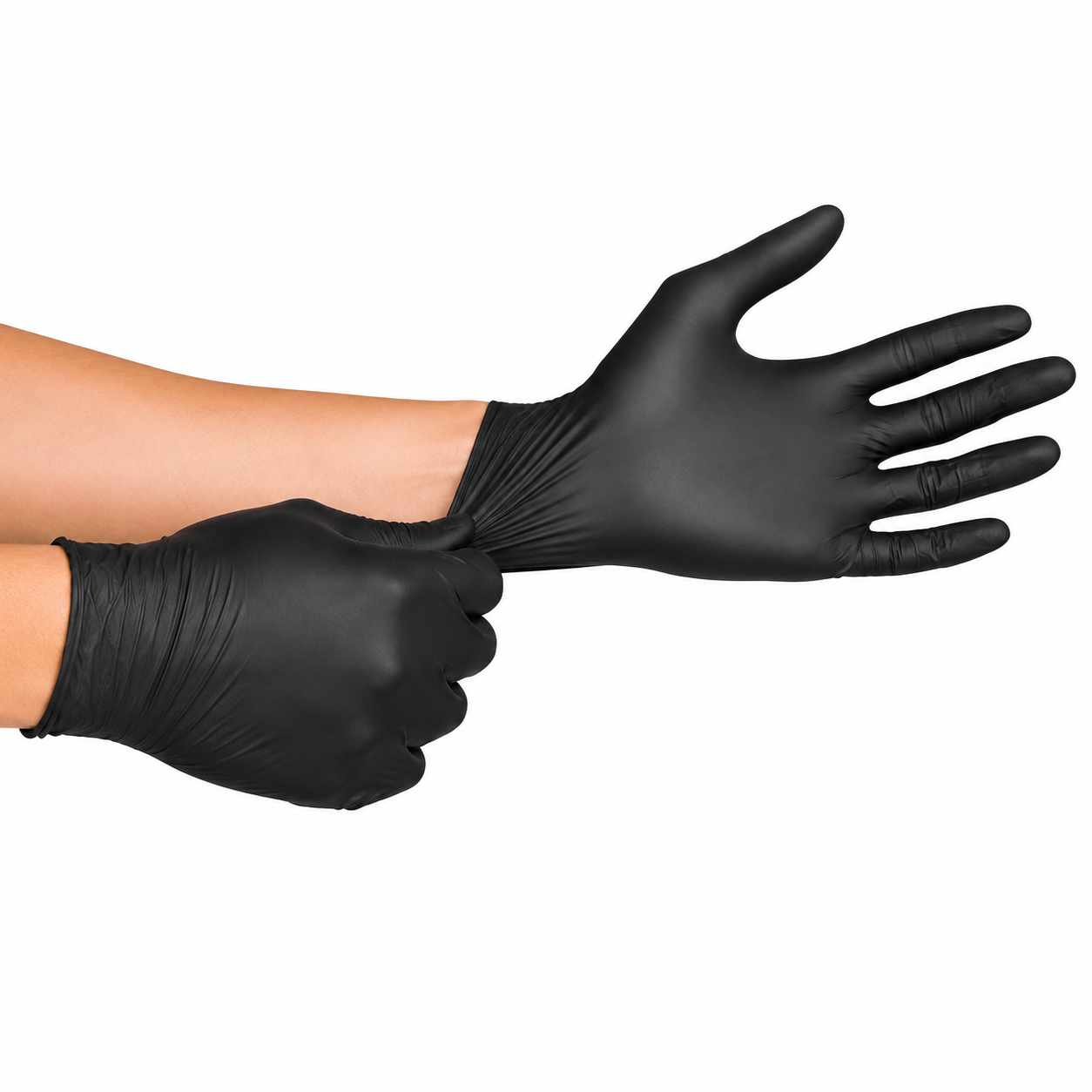 Black Nitrile Gloves