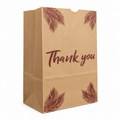10 LB Heavy Duty Brown Paper Grocery Bag "Thankyou Print" [500/Case]