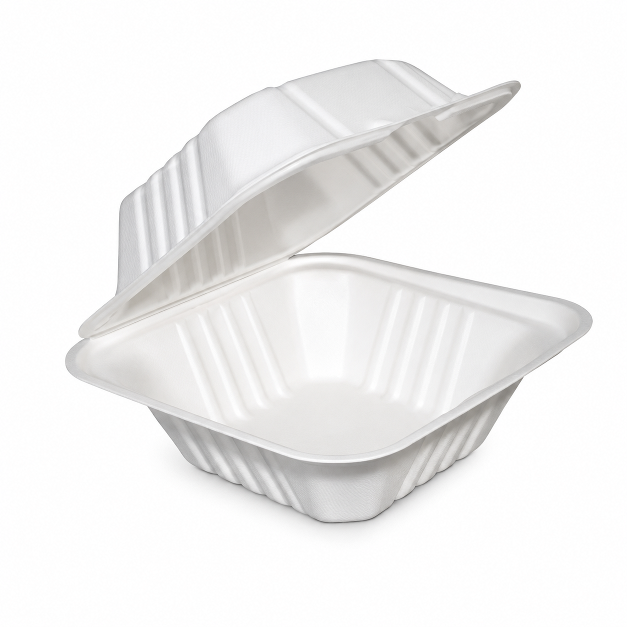 Single Compartment Clamshell Container
